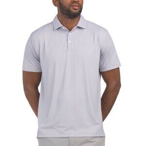 KENNETH COLE Tobacco Printed Golf Polo